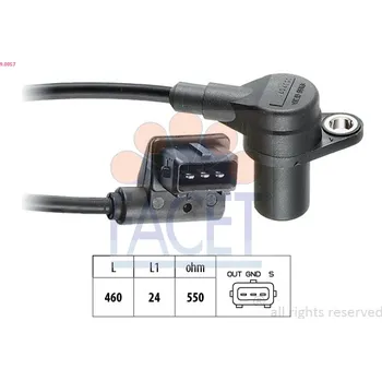 Kliková hřídel FACET Generátor impulsů, klikový hřídel 9.0057