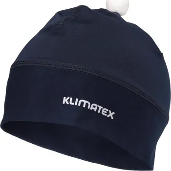 Čepice Unisex čepice Klimatex NAURI OS Tmavě modrá, Stříbrná, Bílá