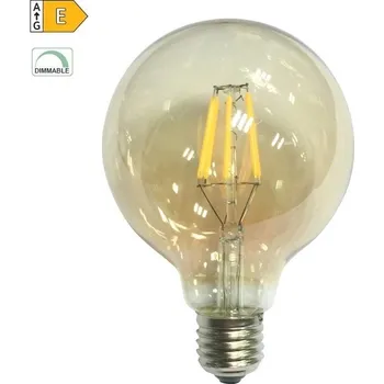 Žárovka Diolamp LED Globe Filament žárovka G95 Amber 10W/230V/E27/2700K/1160Lm/360°/Dim