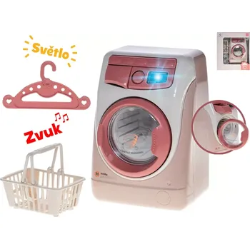 Dětská kuchyňka Pračka 14x10cm na baterie se světlem a zvukem s doplňky v krabičce