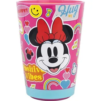Alum Bezpečný plastový kelímek 470 ml - Minnie Mouse Flower Power