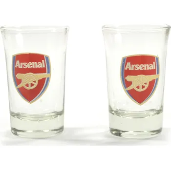 Sklenice Panáky Arsenal FC 2ks