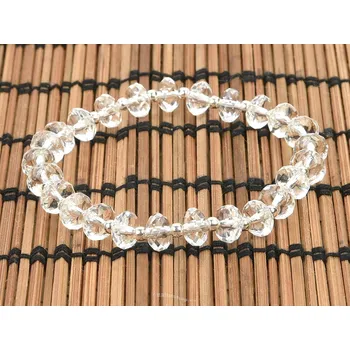 Náramek Křišťálový náramek broušené buttonky