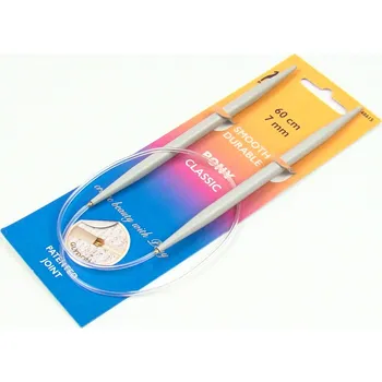 Nástroj na niť a příze Kruhová jehlice 60cm PONY velikost 7