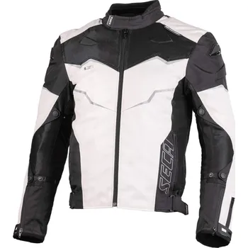 Moto bunda Bunda na motorku SECA Stream III šedá L