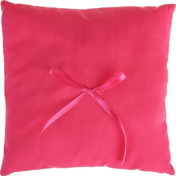 Dekorativní polštářek Santex POLŠTÁŘEK NA PRSTÝNKY fuchsiový 1ks