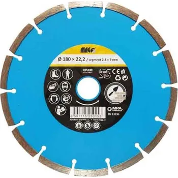 Řezný kotouč Diamantový kotouč segmentový MAGG 180 mm DKS180