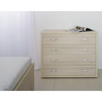 Komoda BMB Line komoda - imitace dřeva Dekor: Olše, Provedení: Standard - kolečkový výsuv