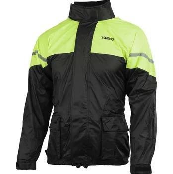 Moto bunda Bunda do deště na moto SECA Rain černá/fluo XS