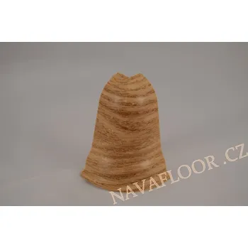 Podlahová lišta Roh (venkovní) k soklové liště SLK 50 W275 Dub vino