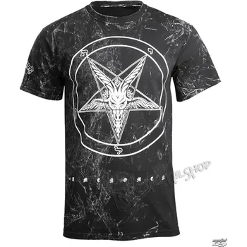 Pánské tričko tričko hardcore pánské - GOAT - AMENOMEN - OMEN001KM ALLPRINT WHITE