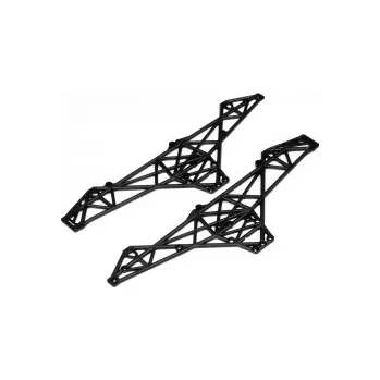 RC vybavení Sada dílů podvozku (černá)