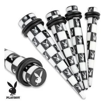 Piercing Roztahovák z akrylátu Playboy HWPBTA01