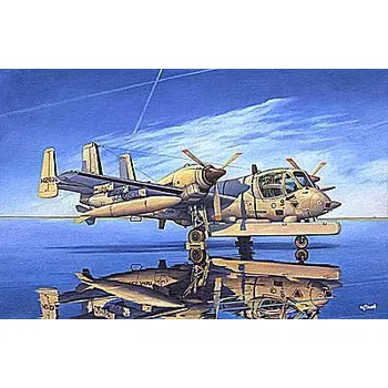 Plastikový model Roden 1/48 OV-1D Mohawk