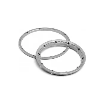 RC vybavení Pojistný kroužek kola, stříbrný 2 ks