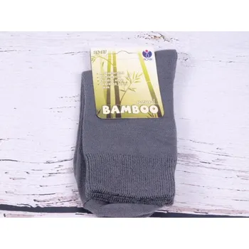 Pánské ponožky Ponožky NOVIA 1031 bambus ŠEDÉ antibakteriální velikosti ponožek: 24-25 ( EUR vel. 37-38)