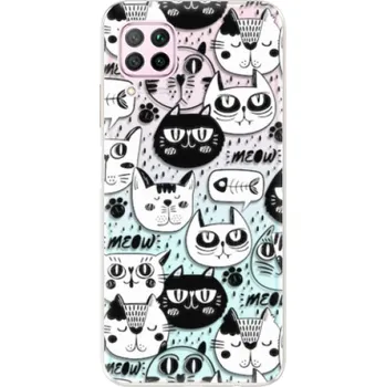 Pouzdro na mobilní telefon Odolné silikonové pouzdro iSaprio - Cat pattern 03 - Huawei P40 Lite