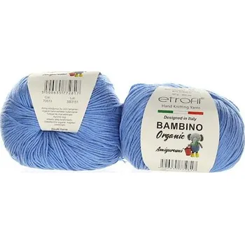 Příze Bambino Organic 70513 středně modrá