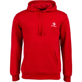Pánská mikina Converse M Star Chevron Emb Po Hoodie červená