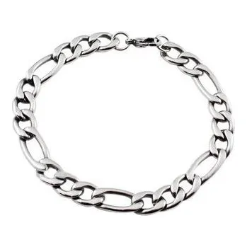 Náramek Pánský ocelový náramek Figaro, tl. 12 mm