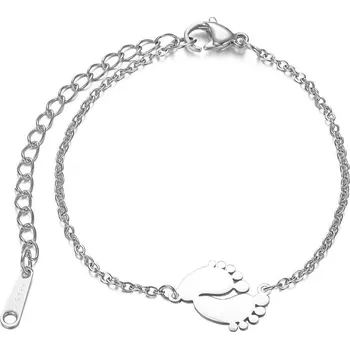 Náramek Dámský ocelový náramek stopy