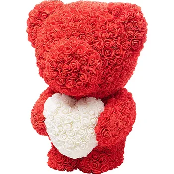 Gadget Aga Medvídek z umělých růží 60 cm