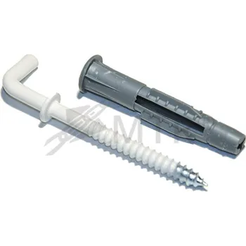 Hmoždinka MTR Hmoždinka uzlovací UH-LL se skobou Varianta: Hmoždinka uzlovací UH-LL se skobou 6x38mm nylon/bílý lak