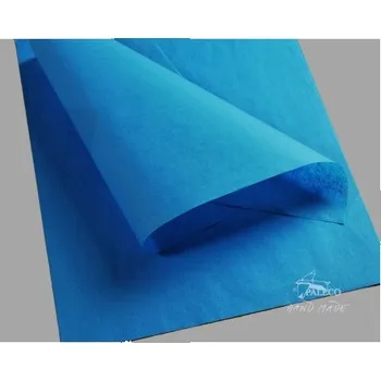 Balící papír Balící papír hedvábný modrý 18g, balení 50 archů, Balení 50 arch