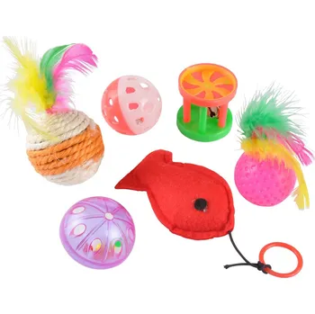 Příbor Love Story Sada hraček pro kočku, 6 prvků