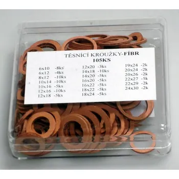 Spojovací materiál motoru Sada kroužků Fíbr 105 ks