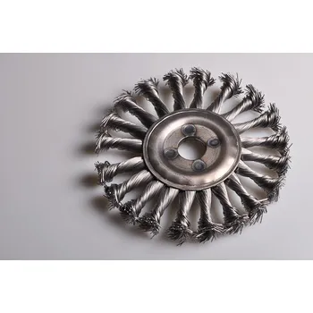 Drátěný kartáč KART Copánkový kartáč radiální 150x22,2 ocel 0,6