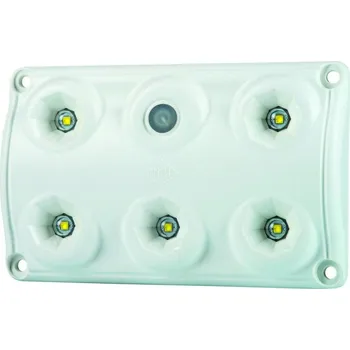 Svítilna Osvětlení kabiny vnitřní s přepínačem, diodové 12/24 V, 12x7,5 cm