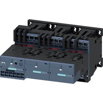 Stykač 3RA2417-8XH31-2BB4 kombinace hvězda-trojúhelník s ASI AC3, 11kW/400V DC24V, 3pól. S00, Siemens