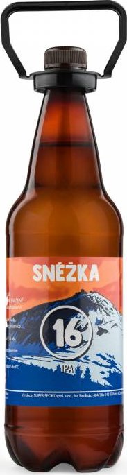 Pivo Sněžka 16° IPA 1 litr, PET - odnosné ouško