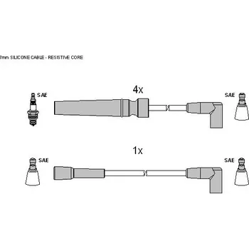 Zapalovací kabel Sada zapalovacích kabelů STARLINE