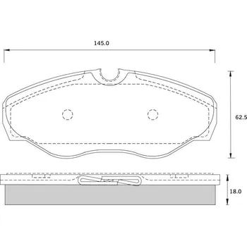 Brzdová destička Sada brzdových destiček STARLINE