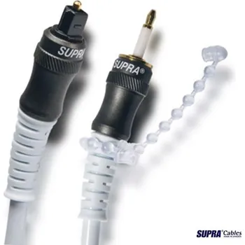 Audio kabel SUPRA ZAC MinTos 2m (Optický kabel s koncovkami Toslink - Mini Toslink, 2 m)