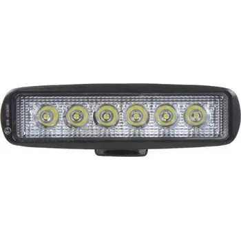 Přídavný světlomet LED světlo 10-30V, 6x3W, rozptýlený, 160x46x53