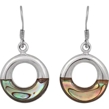 Náušnice Stříbrné náušnice s paua perletí Ag 3,9 g