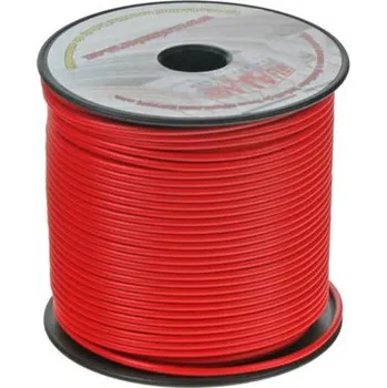 elektrický kabel Kabel 1,5 mm, červený, 100 m balení