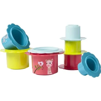 Hračka pro nejmenší Vulli Květinové pohárky - 8 ks