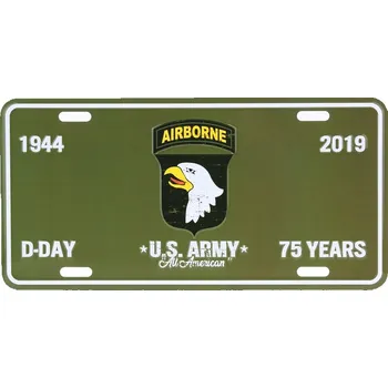 Plechová cedule Cedule plechová D-DAY na auto