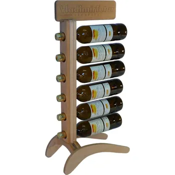 Stojan na víno Stojan na víno 614 - Dřevěný stojan na 6 lahví vína