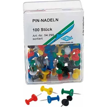 WEDO Špendlíky na tabule a nástěnky 100ks 54299