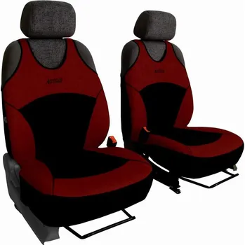 Autopotah Autopotahy Active Sport Alcantara, sada pro dvě sedadla, vínové