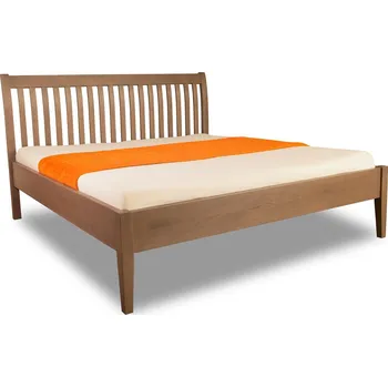 Postel Krajča Manželská postel z masivu Almeria 200 x 200 cm (buk) Povrchová úprava dřeva: Bezbarvý olej OSMO, Druh dřeva: Buk