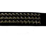 Kožený opasek s cvoky - Pravá kůže Velikost: M