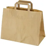 Papírová taška 32 x 22 x 28 cm Kraft hnědá