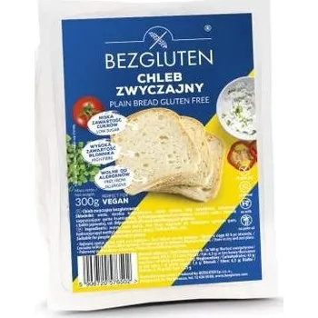 Pečivo Chléb konzumní, bez lepku, 300g, VEGAN Bezgluten