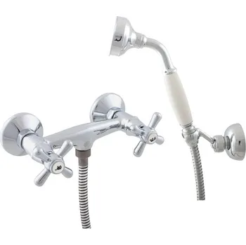 Vodovodní baterie RAV SLEZÁK MORAVA Baterie sprchová se sprchou a otočným držákem - zlato MK180.0/2Z